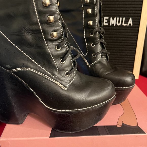 Jeffrey Campbell Tardy Platform Boots - Picture 5 of 10